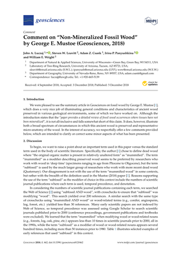 By George E. Mustoe (Geosciences, 2018)