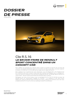 DP Clio RS 16