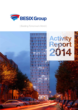 Activity Report 2014 Cover Photography Parktoren Bij Valavond, Antwerp, Belgium