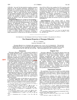 The Chemical Properties of Dioxygen Difluoride' by A