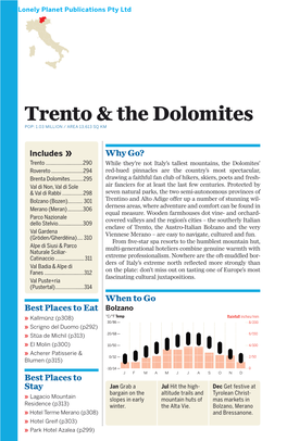 Italy’S Tallest Mountains, the Dolomites’ Rovereto