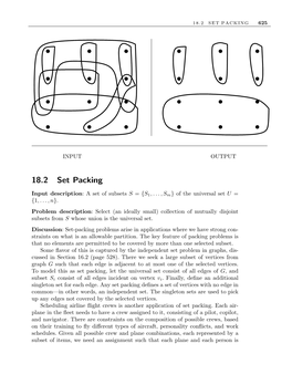 18.2 Set Packing 625