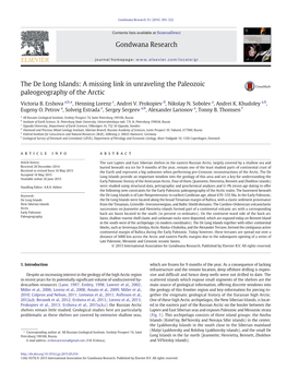 A Missing Link in Unraveling the Paleozoic Paleogeography of the Arctic