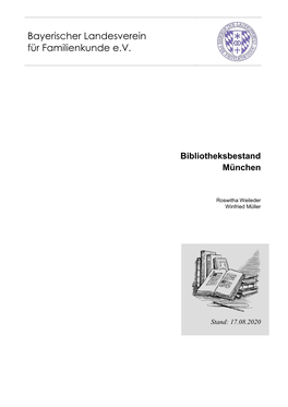 Bibliotheksbestand München