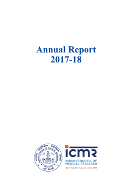 Indian Council of Medical Research Annual Report 2017-18