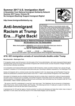 Anti-Immigrant Racism at Trump Era…