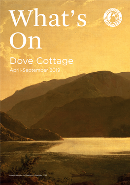 Dove Cottage April-September 2019