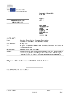 PART 2/4. Encl.: SWD(2016) 166 Final