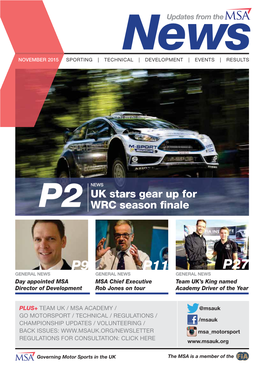 3 Wales Rally GB MSA NEWS | NOVEMBER 2015