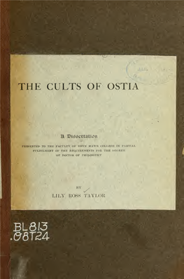 The Cults of Ostia