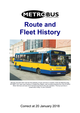 Route and Fleet History