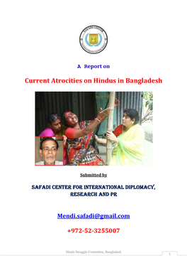 Current Atrocities on Hindus in Bangladesh