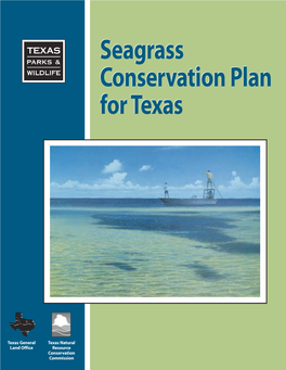 Seagrass Conservation Plan for Texas (SCPT) Has Been Developed Since 1996, When the Symposium on Texas Seagrasses Was Held in Corpus Christi