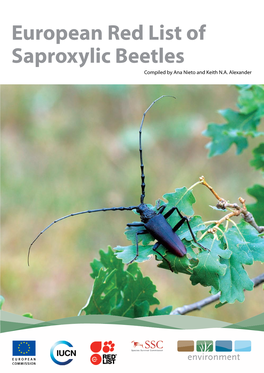 European Red List of Saproxylic Beetles Compiled by Ana Nieto and Keith N.A
