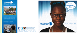 Student U 2013 Annual Report