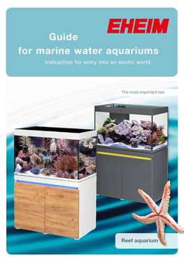 For Marine Water Aquariums Guide