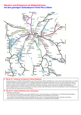 Wandern Mit Dem Südostbayern-Ticket Plus S-Bahn