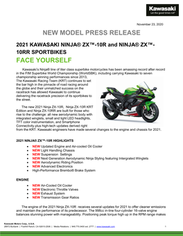 New Model Press Release Face Yourself