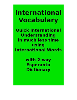 Internationalvocabulary.Pdf