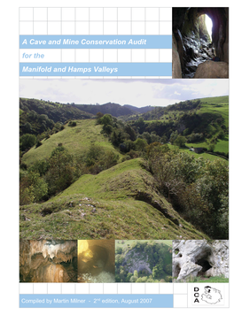 A Cave and Mine Conservation Audit for the Manifold and Hamps Valleys