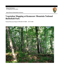Vegetation Mapping at Kennesaw Mountain National Battlefield Park