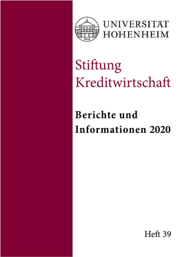 Stiftungsbericht Von 2020