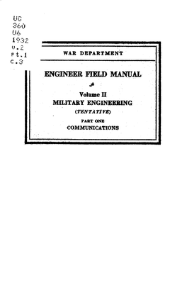 Engineer Field Manual Volume II Military Engineering