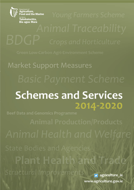 Schemes and Services 2014-2020