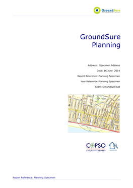 Groundsure Planning