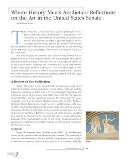 Reflections on the Art in the United States Senate by William Kloss