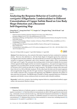 Analyzing the Response Behavior of Lumbriculus Variegatus