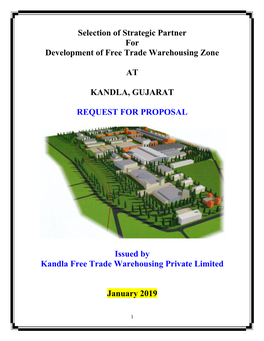 REQUEST for PROPOSAL Issued by Kandla Free Trade Warehousing
