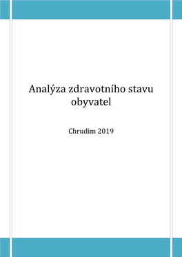 Analýza Zdravotního Stavu Obyvatel 2019