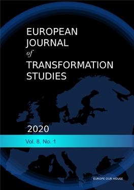 EJTS European Journal of Transformation Studies 2020, V. 8, No