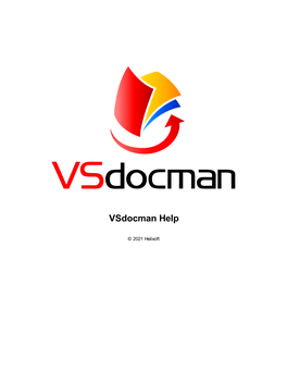 Vsdocman Help In