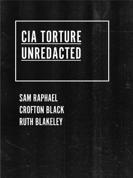 Cia Torture Unredacted