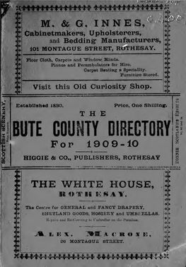 Bute County Directory For