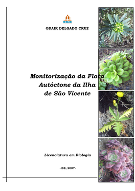 Monitorização Da Flora Autóctone Da Ilha De São Vicente