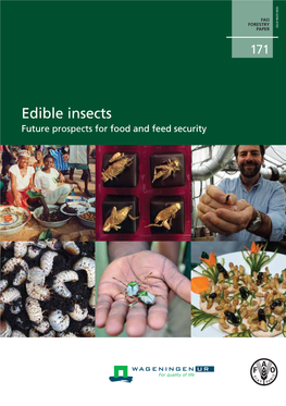 Edible Insects: Future Prospects for Food and Feed Security and Disgust for Their Consumption