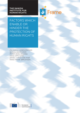 Factors Which Enable Or Hinder the Protection of Human Rights Eventh Seventh Olicies