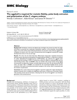 BMC Biology Biomed Central