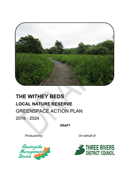 The Withey Beds Local Nature Reserve Greenspace Action Plan 2019 - 2024