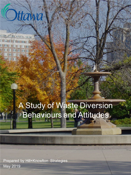 A Study of Waste Diversion Behaviours and Attitudes