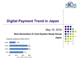 Digital Payment Trend in Japan