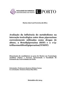 Avaliação Da Influência Do Metabolismo Na