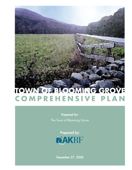 Town of Blooming Grove Comprehensiveplan