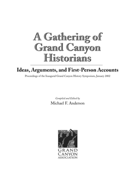 A Gathering of Grand Canyon Historians