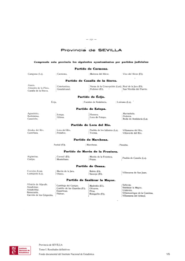 Provincia De SEVILLA