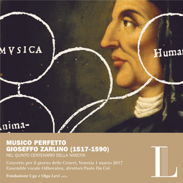 Musico Perfetto Gioseffo Zarlino