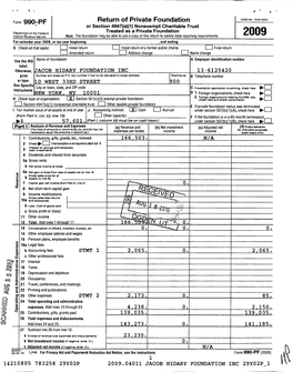 Form 990-PF Return of Private Foundation